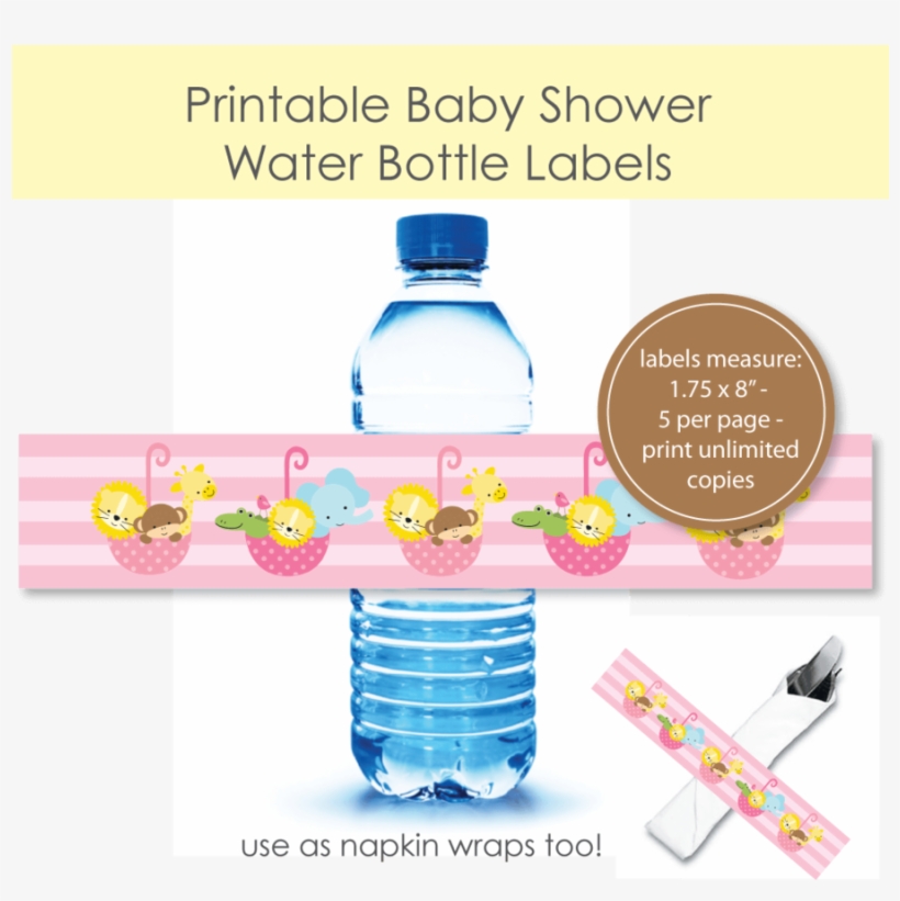 Bottle Of Water Clipart Water Bottles Water Bottles - Beauty And The Beast Water Bottle Labels, transparent png #2954168