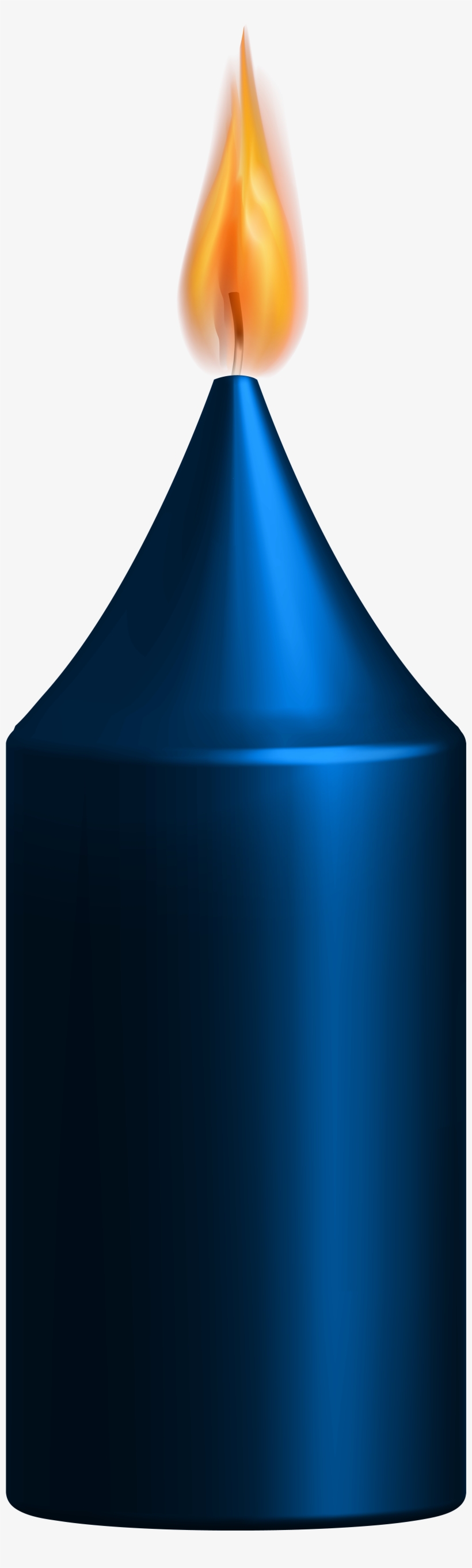 Blue Candle Png Clip Art - Vase, transparent png #2954459