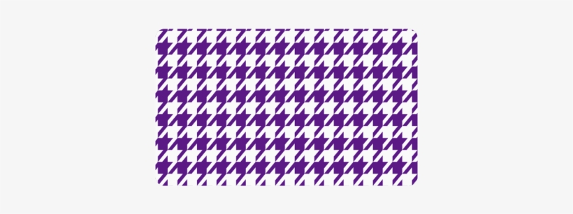 Royal Purple And White Houndstooth Classic Pattern - Gingham, transparent png #2954635