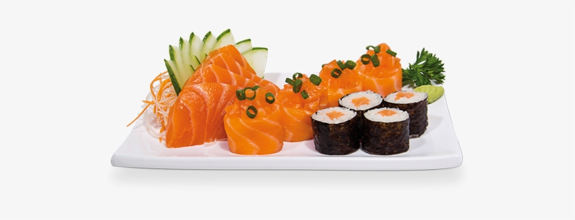 4 Sashimi Salmão, 4 Joe E 4 Sakemaki - Sushi E Sashimi Png, transparent png #2954742
