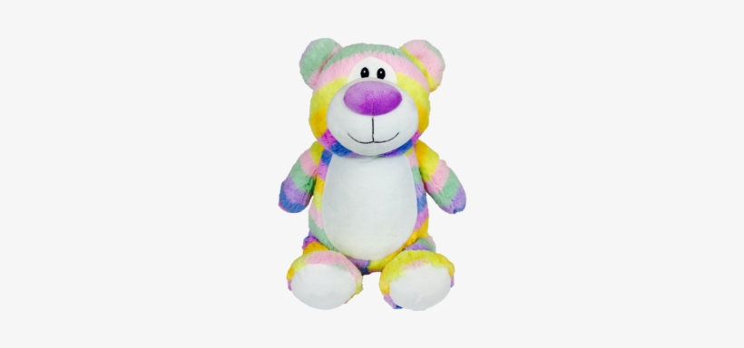 Peluche Personnalisée Cubbies - Ours Arc-en-ciel Pastel, transparent png #2954743