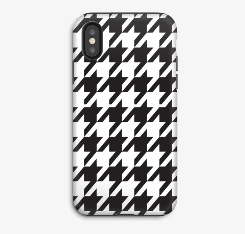 Houndstooth Case Iphone X Tough - Grey Houndstooth Twin Duvet, transparent png #2955029