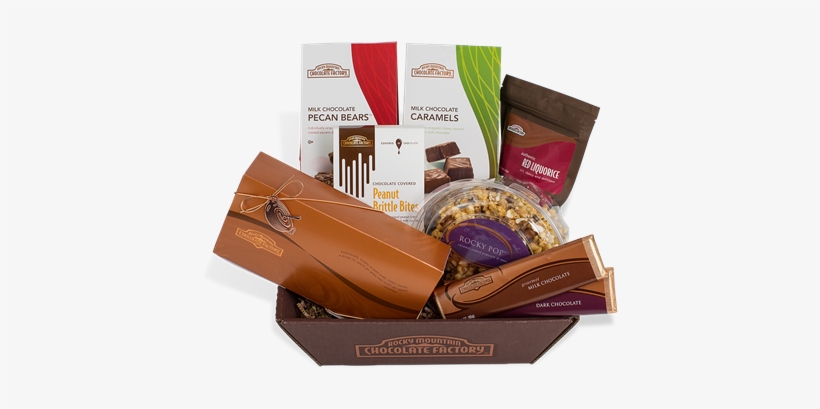 S Day Scrumptious Snacks Chocolate Gift Baskets - Gift Basket, transparent png #2955517