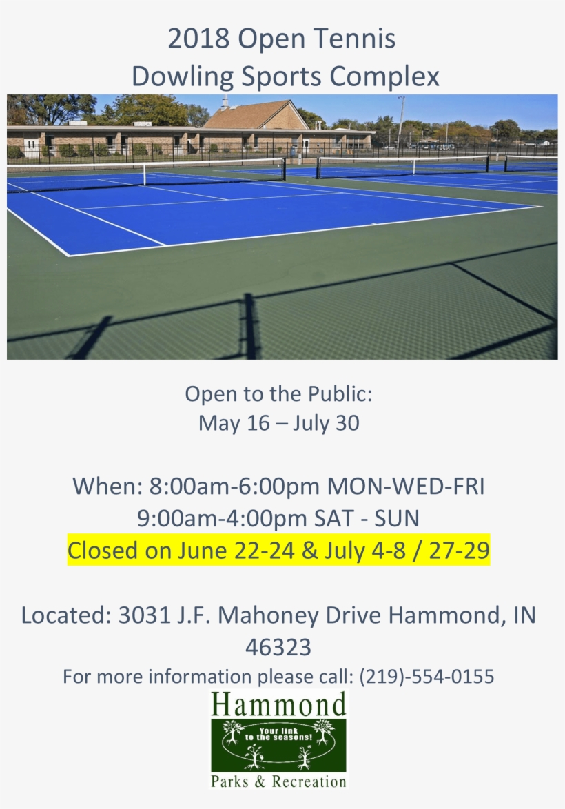 Open Tennis At Dowling Park - Dowling Park, Florida, transparent png #2956560