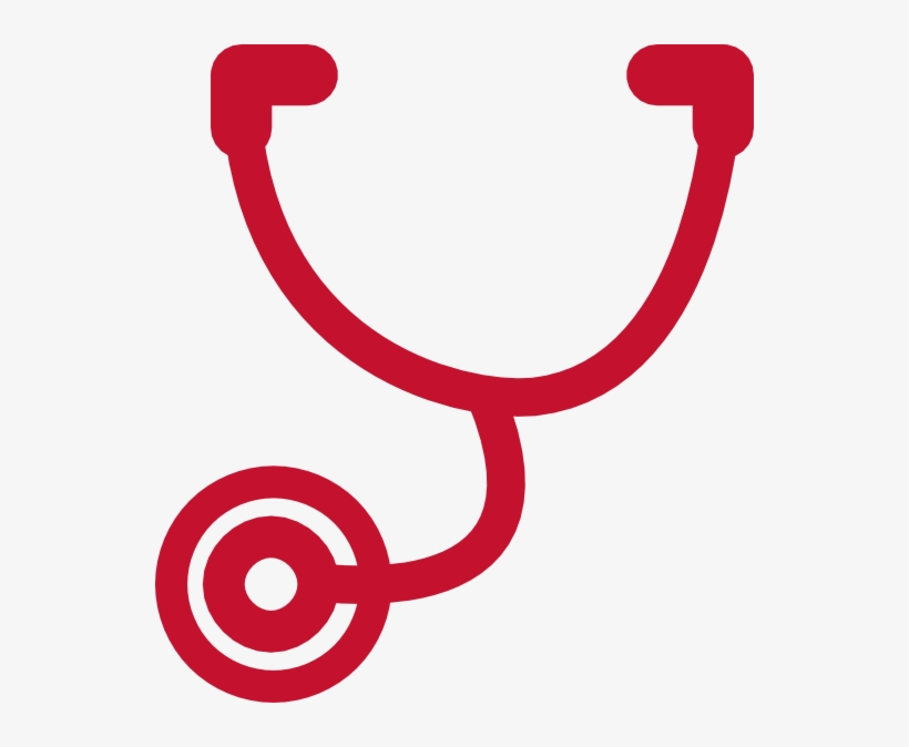 Red Stethoscope Clip Art At Clker - Red Stethoscope Clip Art, transparent png #2956589