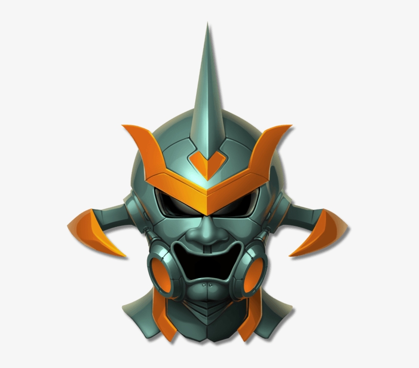 Helm Cyber Mask - Shadow Fight 2 Mask, transparent png #2956775