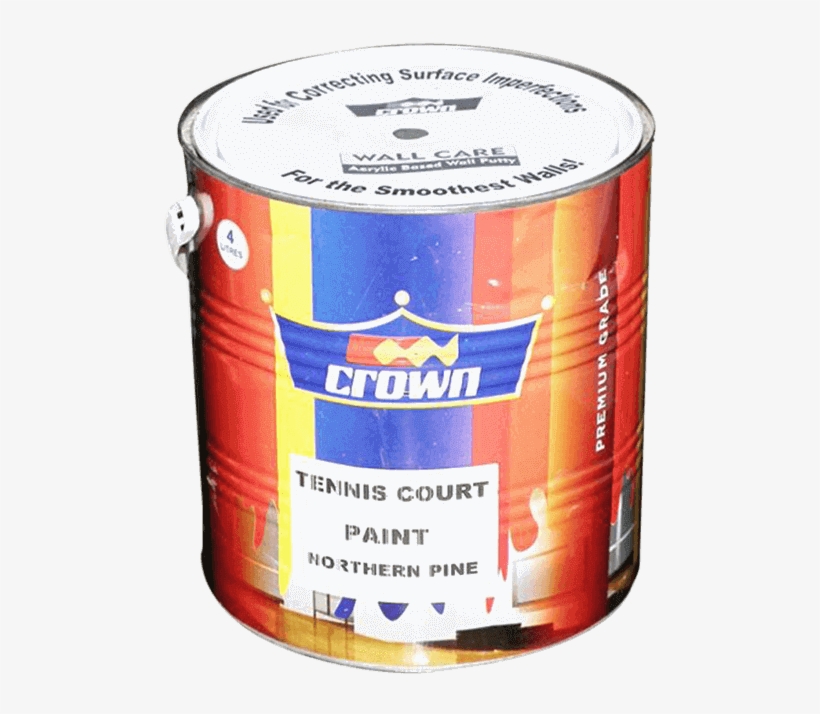 Crown Tennis Court Paint - Crown Paints, transparent png #2956780