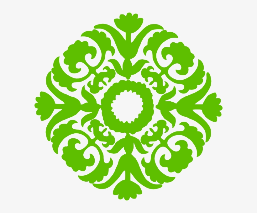 How To Set Use Damask Flourish Clipart - Damask Png, transparent png #2957068