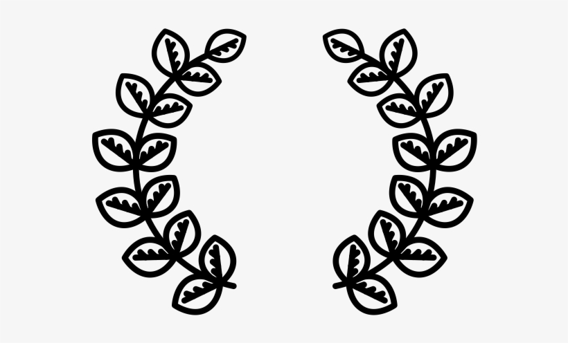 Laurel Wreath Rubber Stamp - Laurel Wreath, transparent png #2957366