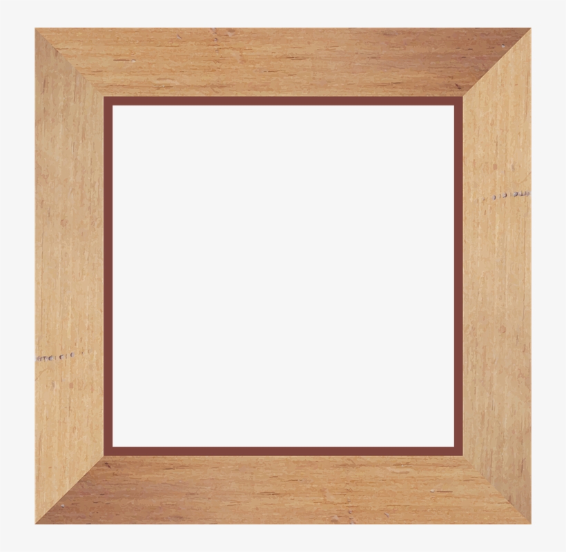 Frame Clipart Square - Square Wooden Frame Png, transparent png #2957680
