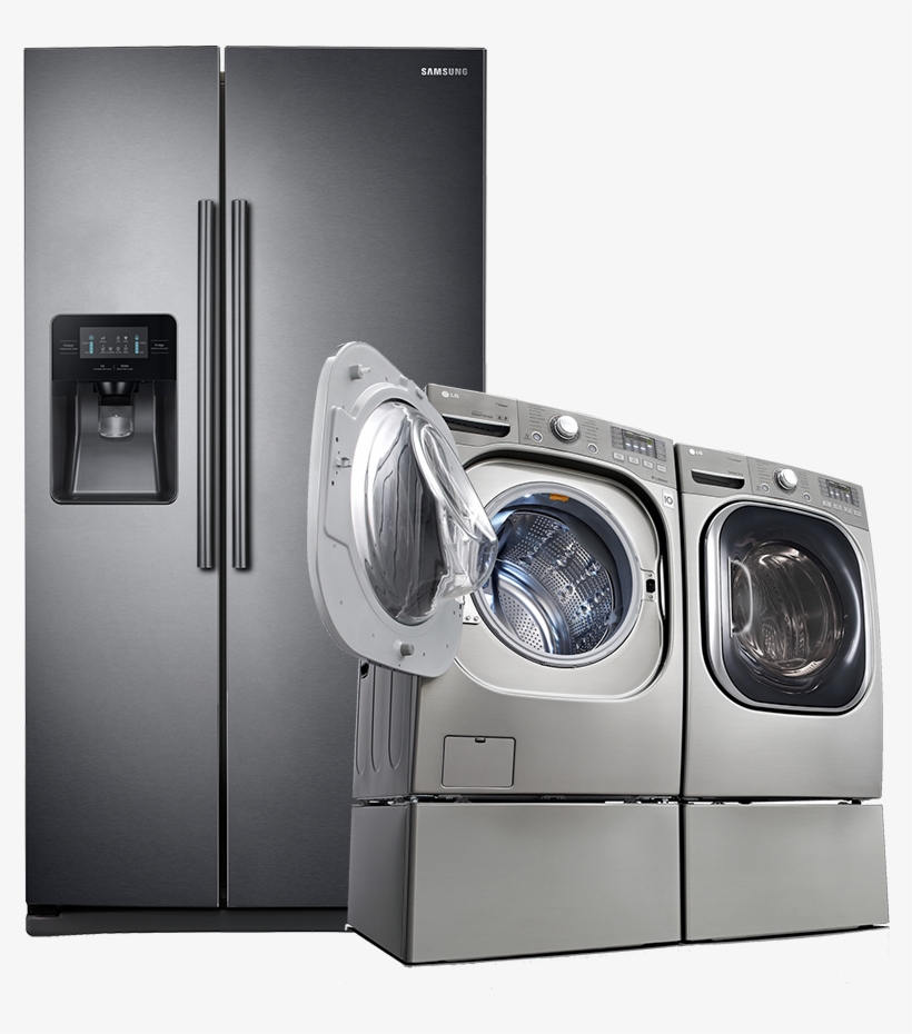 Nuestra Responsabilidad Es Brindarte El Mejor Servicio - Samsung Rs25j500dsg Side-by-side Refrigerator - 35.7", transparent png #2957726