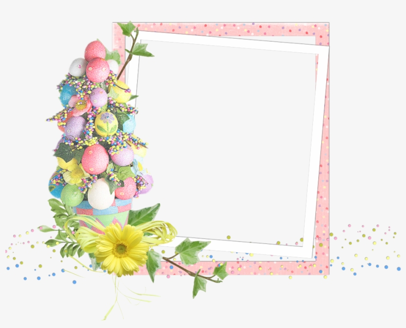 Easter Frame Png Download - Mensagem De Pascoa 2017, transparent png #2958041