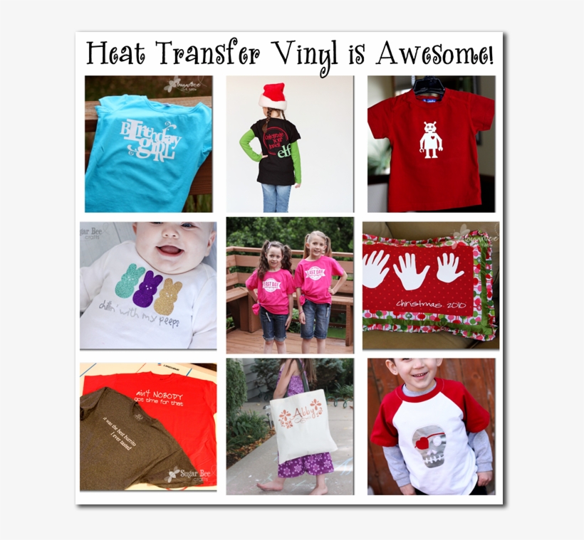 Heat Transfer Vinyl Silhouette Deal And Giveaway - Heat Transfer Vinyl Projects, transparent png #2958173