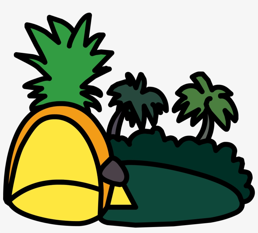 Pineapple Igloo - Club Penguin Pineapple Igloo, transparent png #2959009