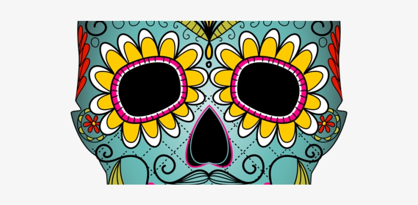 Day Of The Dead Skull Clipart, transparent png #2959110