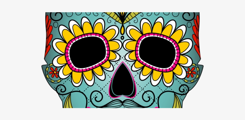 Day Of The Dead Skull Clipart, transparent png #2959110