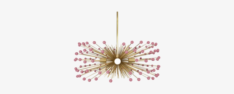 Dark Pink - Chandelier, transparent png #2959313