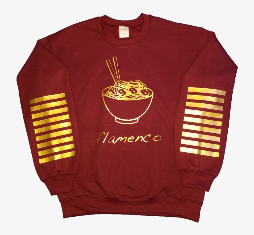 Image Of Flamenco Noodle Soup Maroon Crew - Noodle Soup, transparent png #2959316