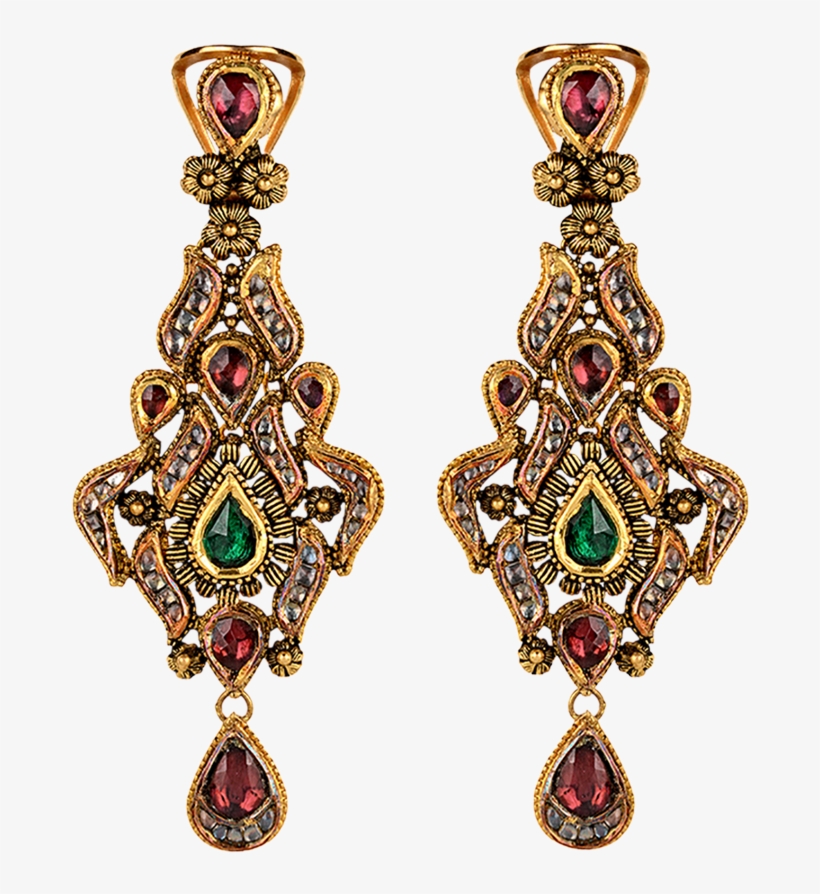 Orra Chandelier Gold Earring - Earrings, transparent png #2959515