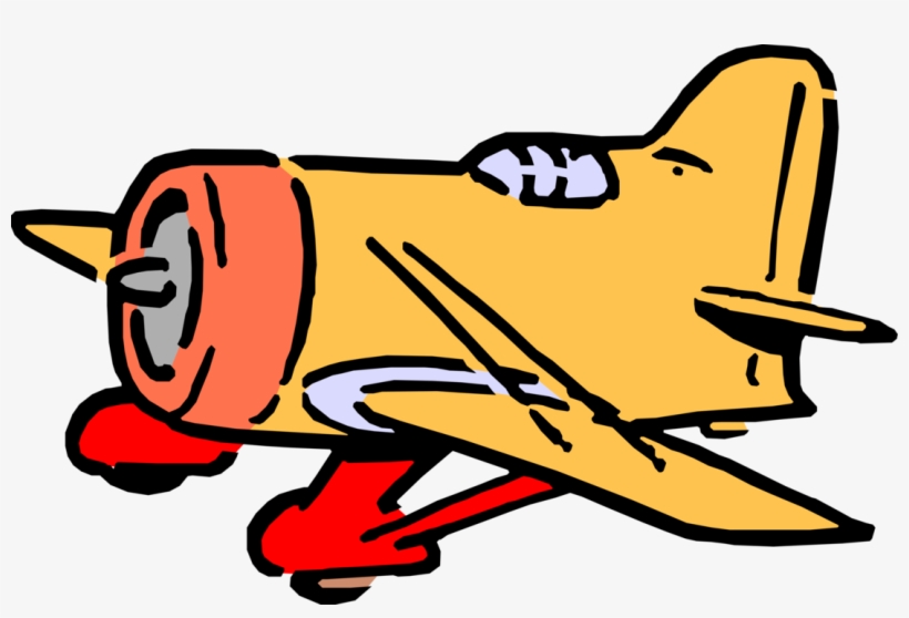 Vector Illustration Of Granville Gee Bee Racing Plane - Royalty-free, transparent png #2959650
