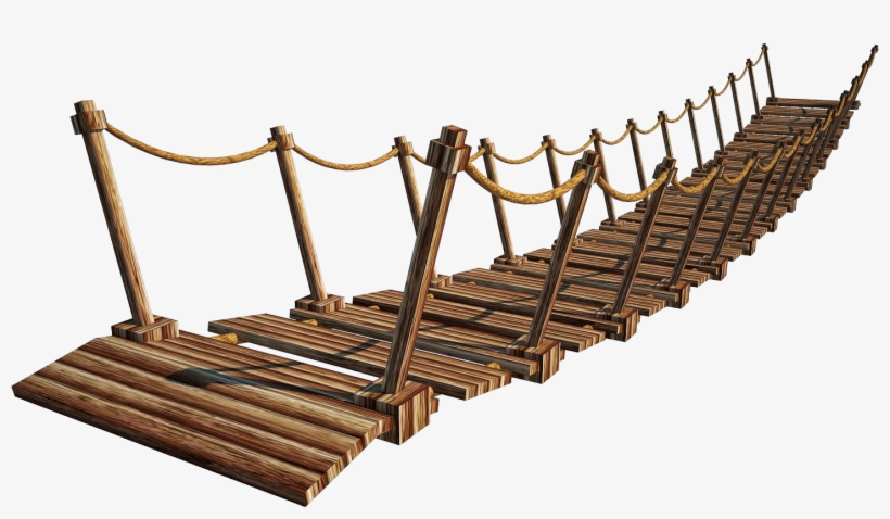 Old Wooden Bridge Clipart, transparent png #2959696