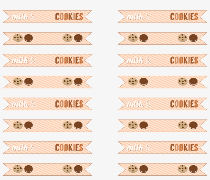 Free Milk And Cookies Party Printables Pin It - Cookies And Milky Tea Party, transparent png #2959945