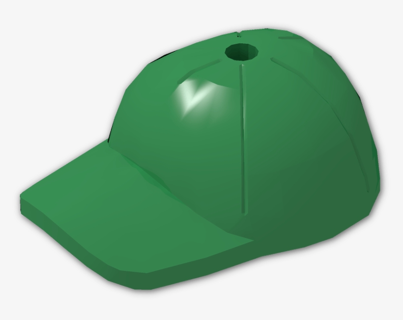 Minifig Cap With Short Arched Peak With Seams And Top - Cap, transparent png #2960164