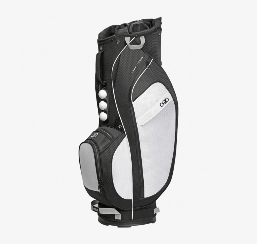 Ogio 2018 Womens Cirrus Cart Bag - Ogio 2018 Women's Cirrus Cart Golf Bag, Black, transparent png #2960275