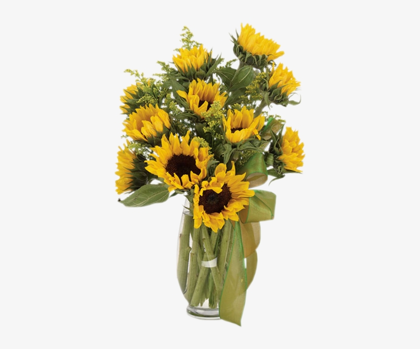 Sunflower Fields - Sunflower Field Bouquet, transparent png #2960481