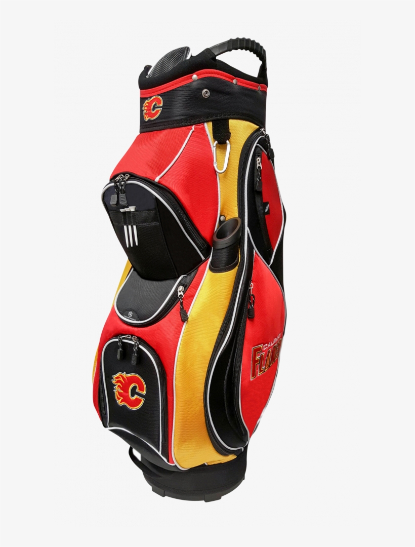 Calgary Flames Cart Golf Bag - Calgary, transparent png #2960753