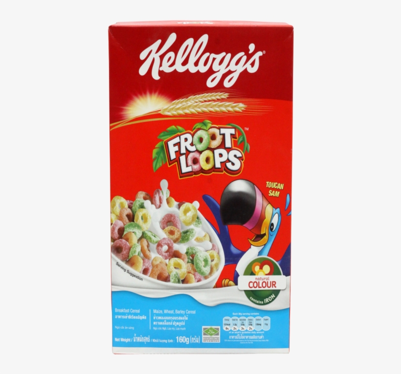 Kellogg's Froot Loops 160g - Kellogg's Froot Loops 300g, transparent png #2960808