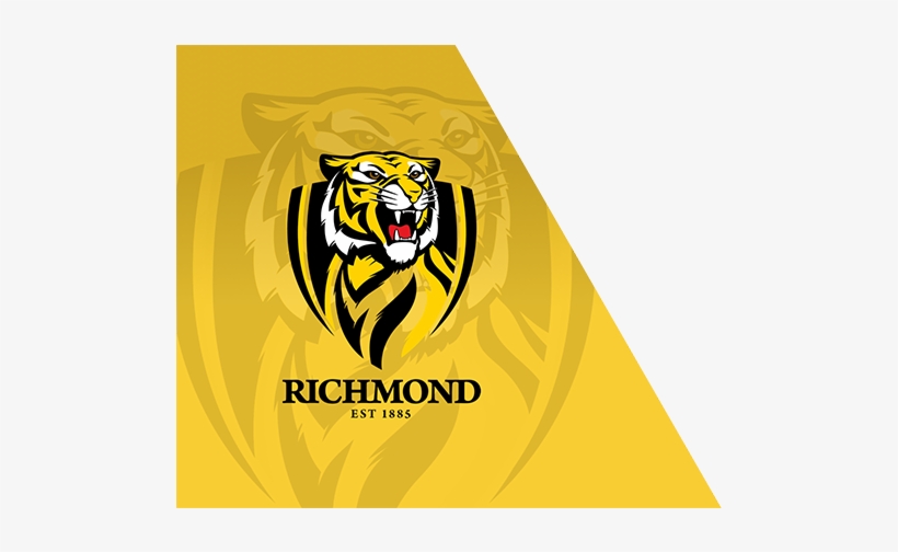 Richmond Tigers Logo - Richmond Tigers V Magpies Logo, transparent png #2960810