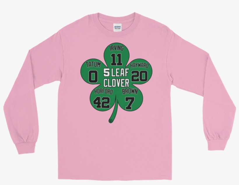 5 Leaf Clover Boston Starters Nickname Numbers Long - Murder Muscle - Lift Or Die Long Sleeve, transparent png #2960854