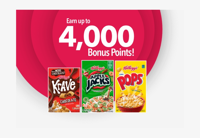 Earn Up To 4,000 Bonus Points - Kellogg's Apple Jacks Cereal - 17 Oz Box, transparent png #2960941