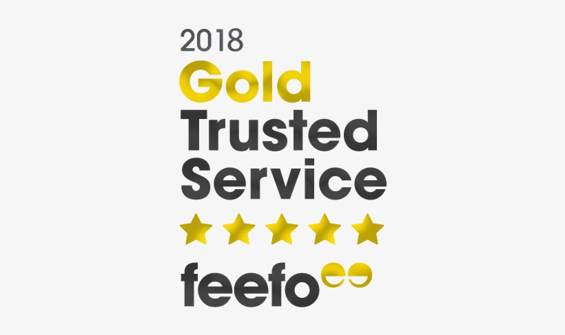 Feefo Gold Trusted Service, transparent png #2961136