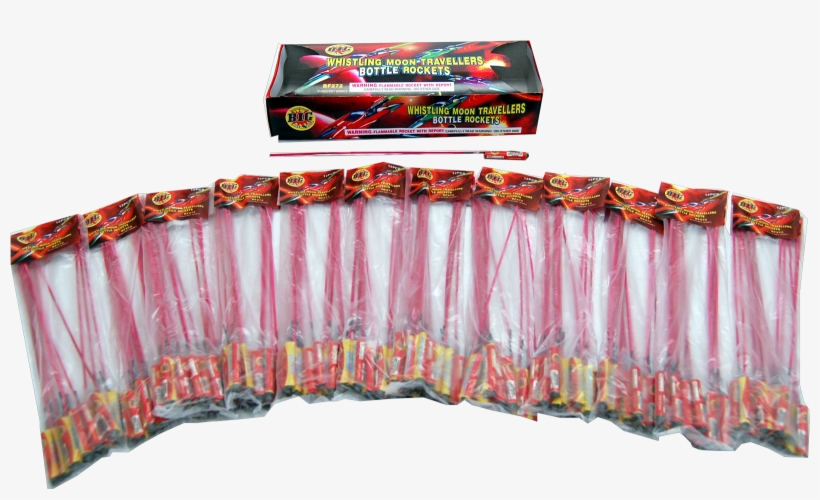 Whistling Moon Traveler Bottle Rockets - Rocket, transparent png #2961375