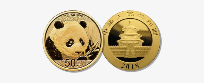2018 China Panda Gold - Gold Panda 2018, transparent png #2961406