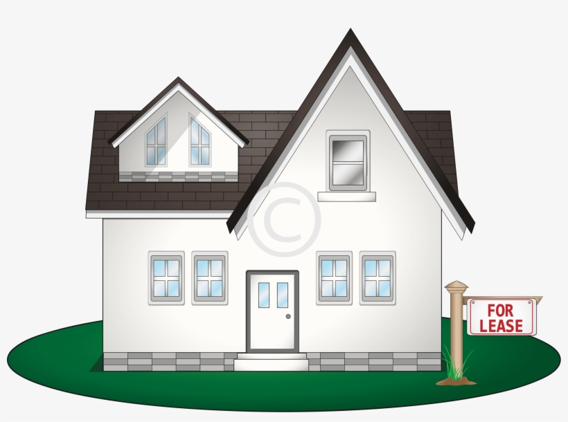 House With For Lease Sign - Portable Network Graphics, transparent png #2961634