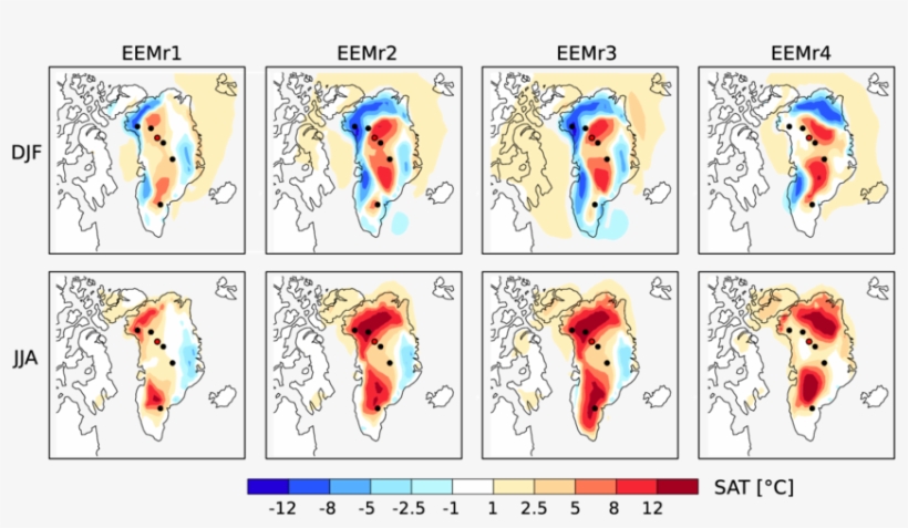 Sat Anomalies From Eempd In The Perturbed Eemian Simulations - Map, transparent png #2961695