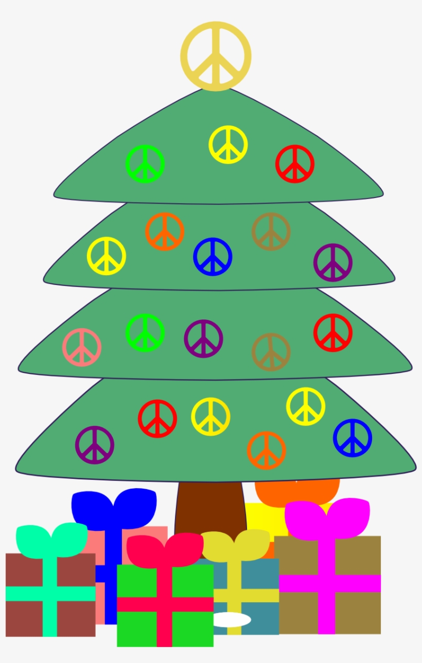 Christmas Vector Graphics - Peace Signs Throw Blanket, transparent png #2961717