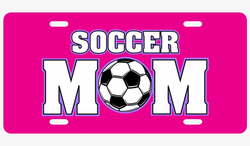 Soccer Mom License Plate - Soccer Ball On Stripes Ornament (round), transparent png #2961831
