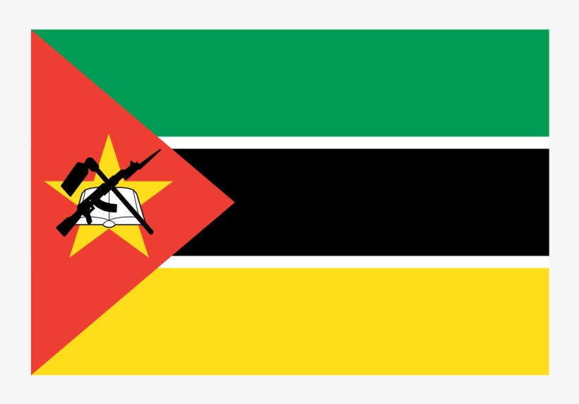 It Has An Ak-47 To Represent War - Download Bandeira De Moçambique, transparent png #2962179