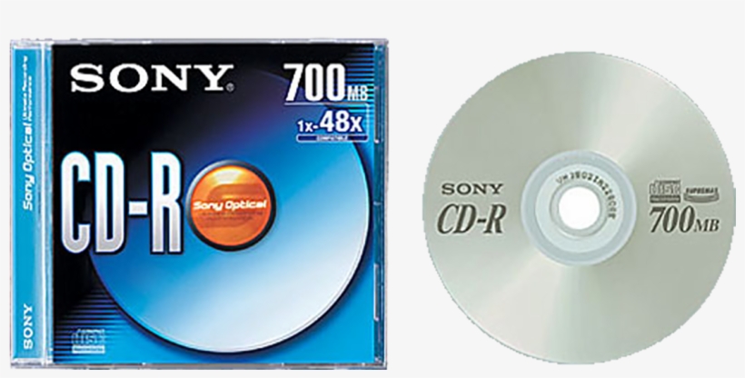 Sony Cd Rw 700mb, transparent png #2962545