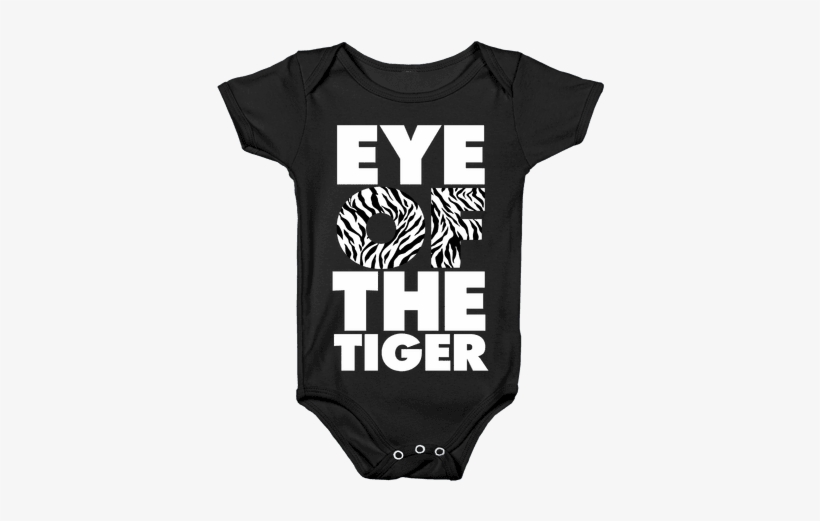 Eye Of The Tiger Baby Onesy - Gothic Baby Onesie, transparent png #2962796