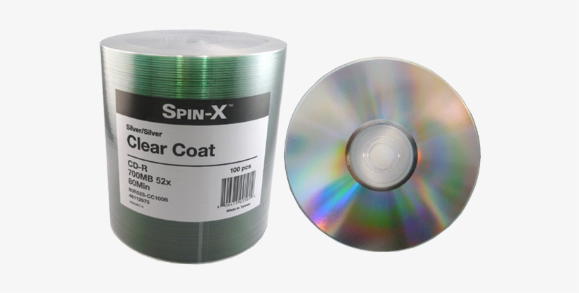 Spin-x Cd-r 48x Shiny Top Purple Base Blank Cdr, transparent png #2963056