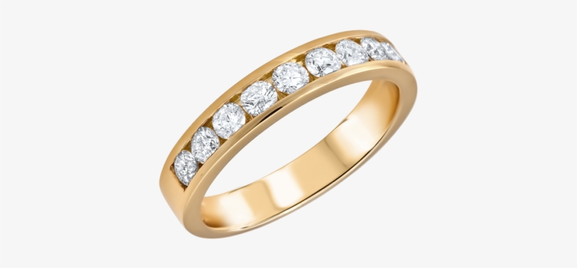 14k Yellow Gold Ring - Wedding Ring, transparent png #2963080