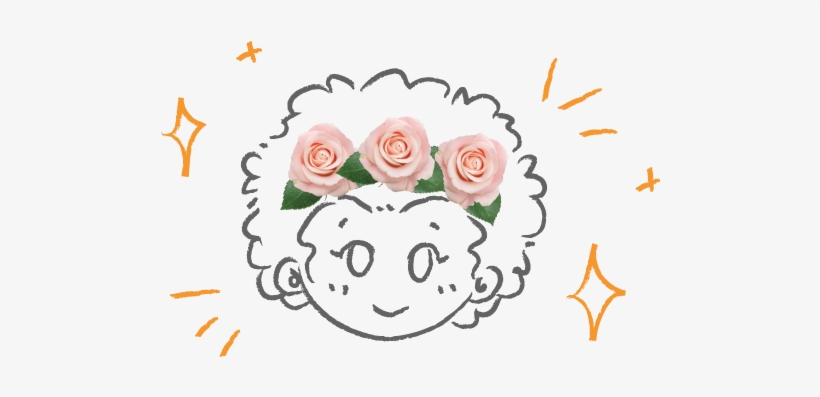 Floral Headband - Garden Roses, transparent png #2963335