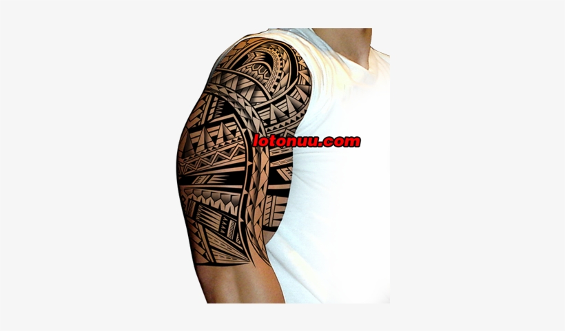 Index Of /images/samoan-tattoos - Sleeve Tattoo Png Transparent, transparent png #2963337
