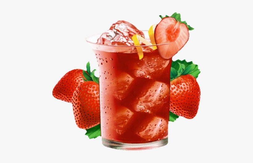 Tube Boisson, Fraises Png - Strawberry Juice Cold Clip Art, transparent png #2963469