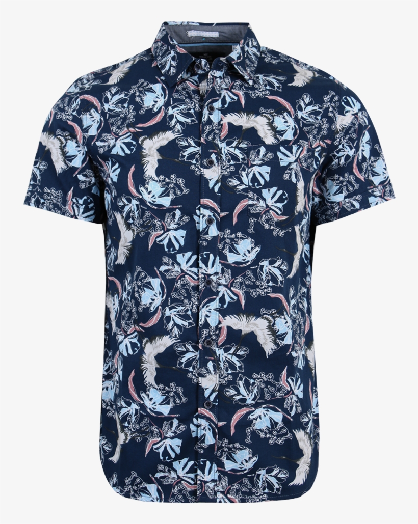 Ornamental Crane Shirt - Polo Shirt, transparent png #2963572
